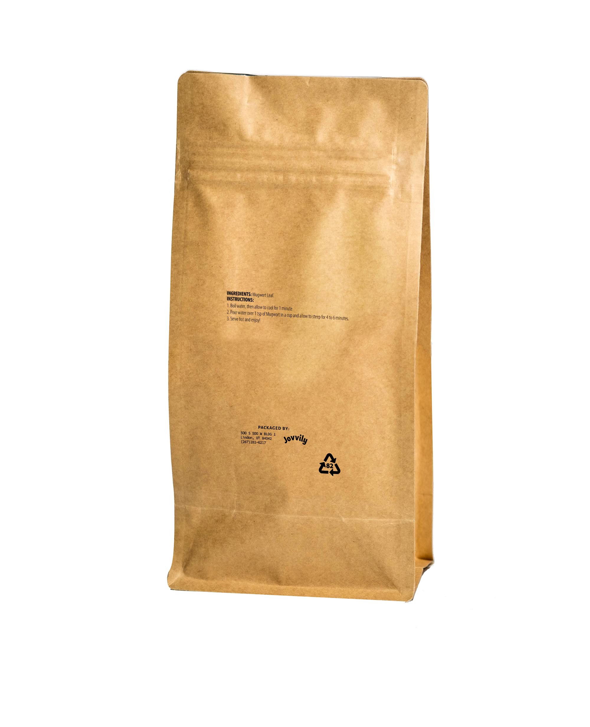 Jovvily Mugwort Leaf Cut & Sifted - 1 lb - Herbal Tea - No Additives