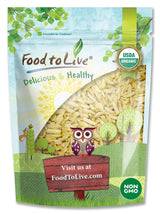 Food to Live Organic Blanched Slivered Almonds, 12 Ounces - Non-GMO, Raw, Unpasteurized, Unsalted, Vegan, Keto, Paleo, Kosher, Bulk, Protein, Dietary