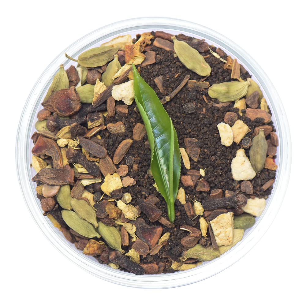 Walters Bay Chai Tea, 15 Count, Premium, 100% Hand Plucked, Orange Pekoe Ceylon Black Tea, Caffeinated, All Natural, Pyramid Bag, Sri Lankan Tea
