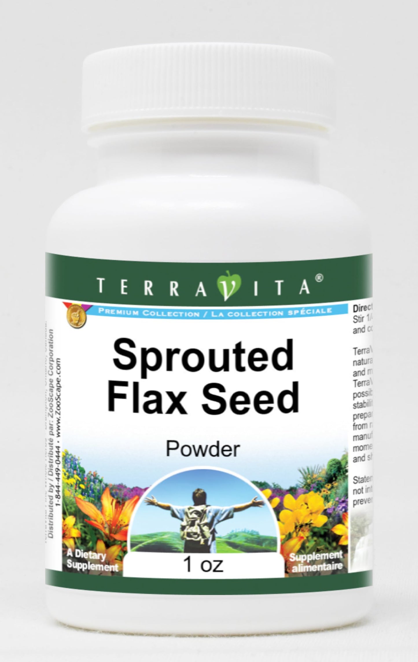 Sprouted Flax Seed Powder (1 oz, ZIN: 520148) - 3 Pack