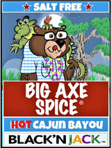 Big Axe Spice BLACK'NJACK - Cajun, Blackening Seasoning Salt Free, Gluten Free, Sugar Free, Preservative Free - Vegan, Kosher & Halal Friendly