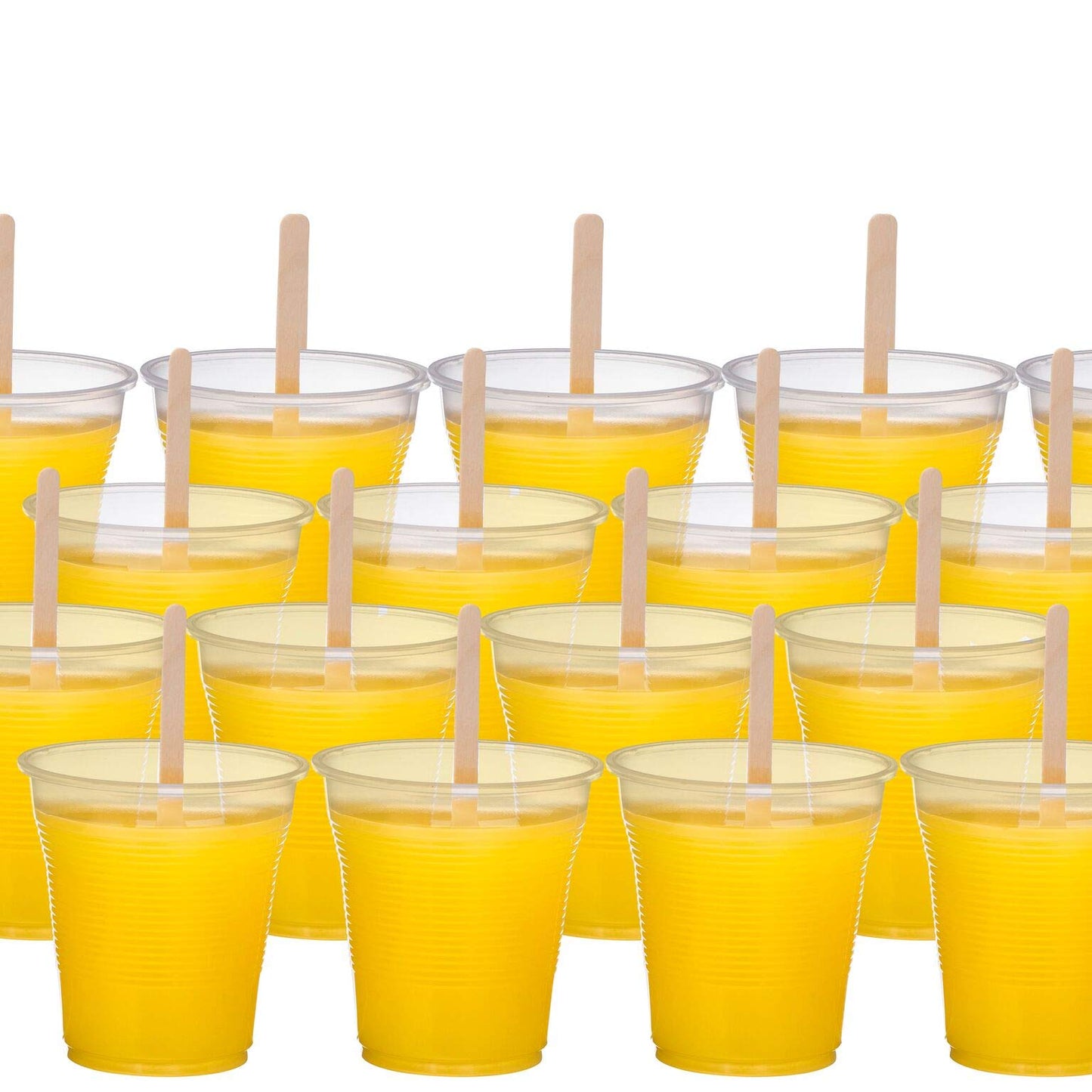 Clear Plastic Disposable 5 oz. Cups in Bulk, Tested & Proven Crack Resistant for Drinking Beverages by Plastic Palace (200)