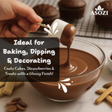 Milk Chocolate Melting Wafers - 5 pounds of Milk Chocolate Cocoa Lite, Perfect for Melting and Dipping, and Dubai Chocolate Bar, Premium Quality Chocolate Wafers for All Your Baking Needs - 80oz