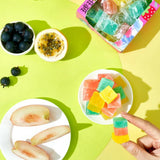Japanese Kohakutou Amber Candy - 2 Pack (160g): Gluten-Free Edible Crystal Gems, Crispy Shell & Chewy Center | Assorted Fruit Flavors, ASMR Snack