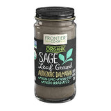 Frontier Co-op Organic Sage Leaf, Ground Spice, 0.8 Oz.