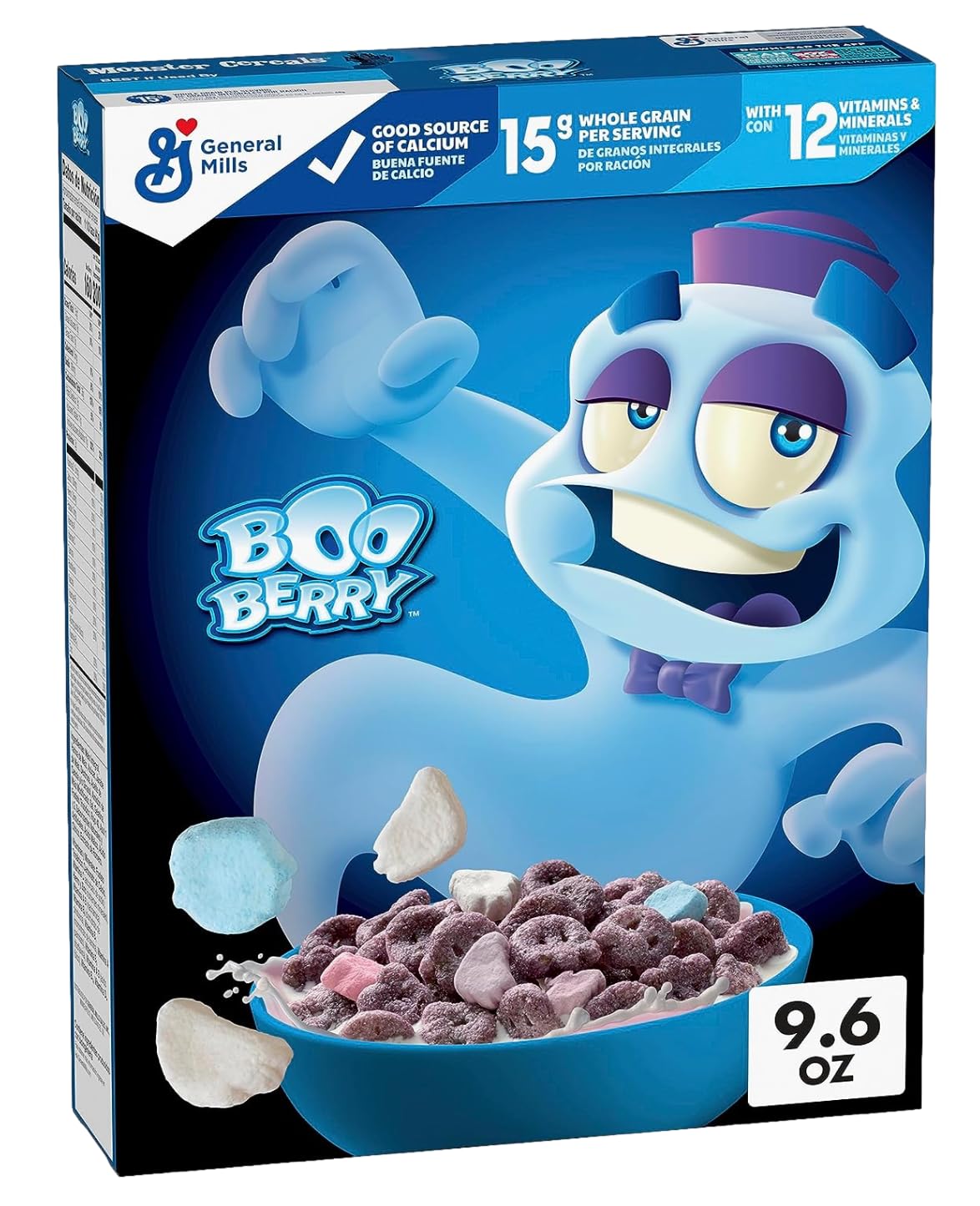 Monster Breakfast Variety Pack Cereals | Featuring Boo Berry, Frankenberry and Count Chocula Flavored Cereals | Bundled with Halloween Fun Marshmallow