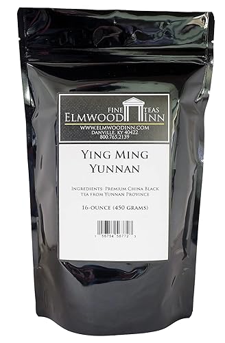 Elmwood Inn Fine Teas Ying Ming Yunnan Black Tea, 16-Ounce Pouches