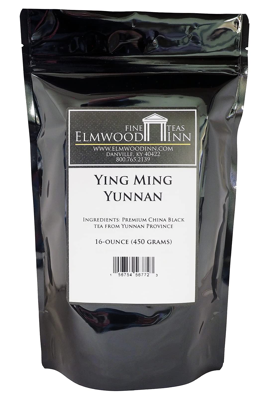 Elmwood Inn Fine Teas Ying Ming Yunnan Black Tea, 16-Ounce Pouches