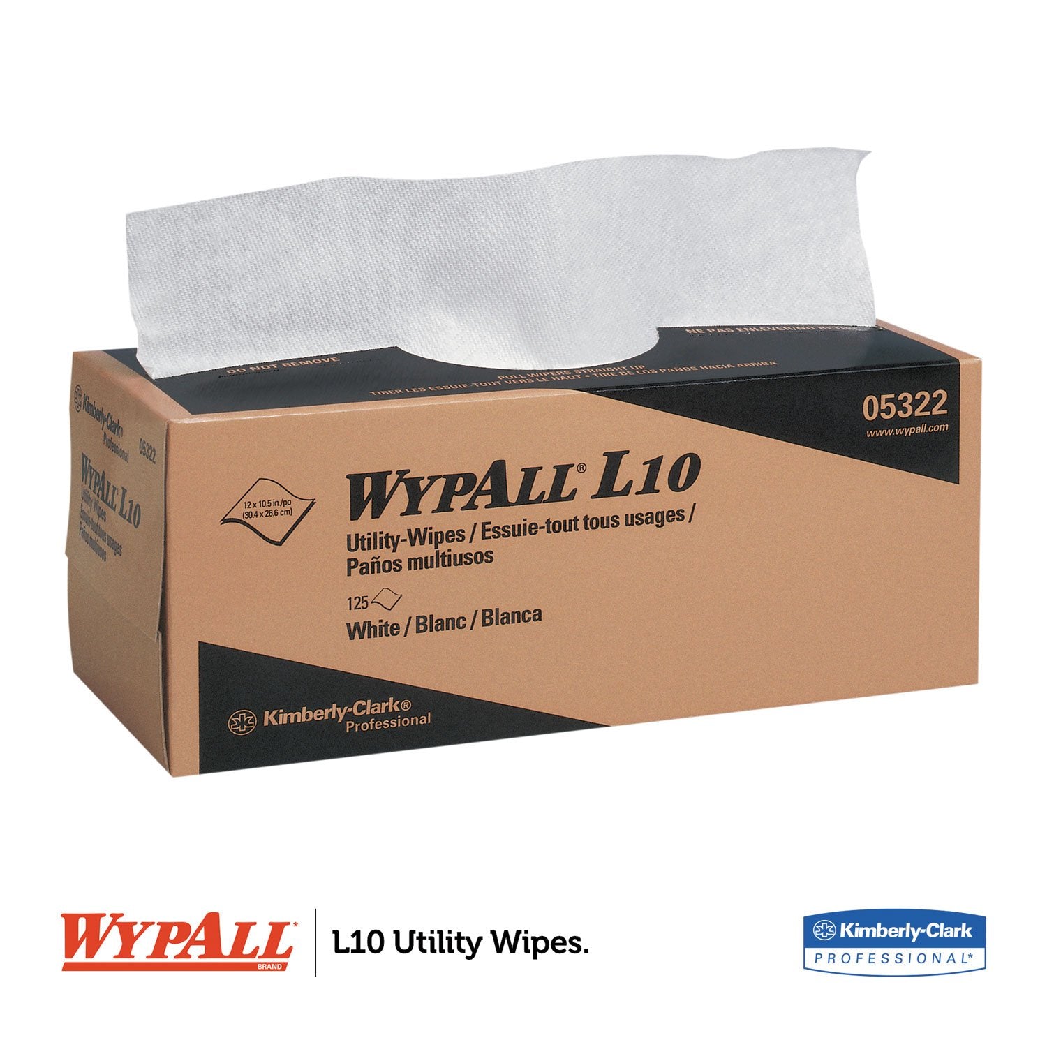 Wypall L10 Utility Wipes - 120 Wipes per Pack