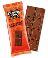 The Flaming Chocolate Bar: Carolina Reaper Milk Chocolate Bar, Full Size, Made with World's Hottest Pepper, 2.2 Million Scoville, Milk Chocolate, USA