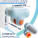 Mini Squeegee for Mirror and Car Windows, 2 in 1 Window Scrubber, Sponge Wipe, Silicone Small Squeegee, for Bathroom Mirror Makeup Mirror