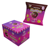 Prime Bites Minis - High Protein Muffin (12 Per Box, Chocolate Fudge) - 15g of Protein, 5g of Collagen, Gluten Free, Low Sugar Treat, Delicious