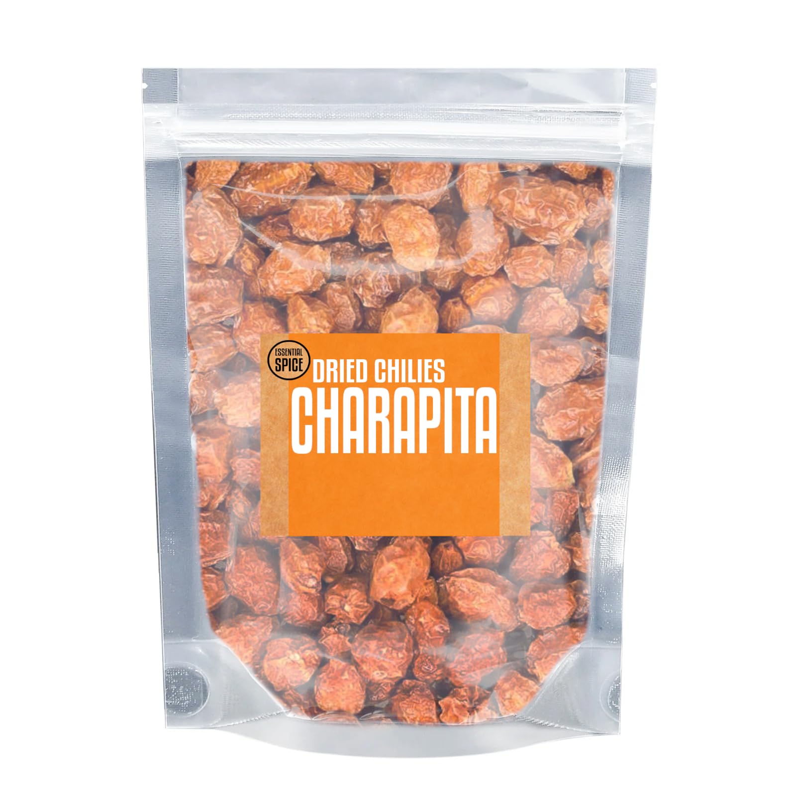 Essential Spice Dried Charapita Chilies - Rare Wild Peruvian Pepper with Intense Heat & Fruity-Citrus Flavor - Whole Dried Pods for Hot Sauces