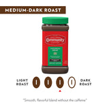 Community Coffee Café Special Decaf, Medium Dark Roast Instant Coffee, 7 Ounce Jar (Pack of 4)
