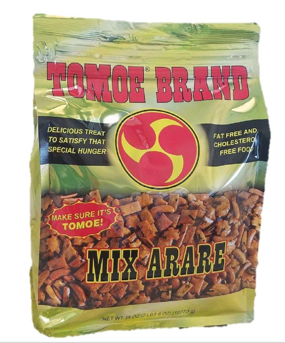 Tomoe Brand Hawaiian Mix Arare Rice Crackers (38 Ounce Bag)