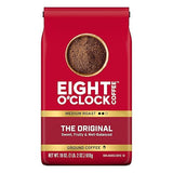 Eight O'Clock Coffee The Original, Medium Roast Ground Coffee 100% Arabica, Sweet, Fruity & Well Balanced, 18 Ounce (Pack of 1)