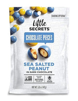 Little Secrets, Candy Chocolate Dark Salted Peanut, 5 Ounce (Pack of 1)