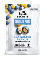 Little Secrets, Candy Chocolate Dark Salted Peanut, 5 Ounce (Pack of 1)