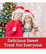MINI CANDY CANES (1000 MINI CANDY CANES) | Mini Candy Canes Peppermint Flavored | Red & White Stripes - Individually Wrapped Gift Pack | Holiday Candy