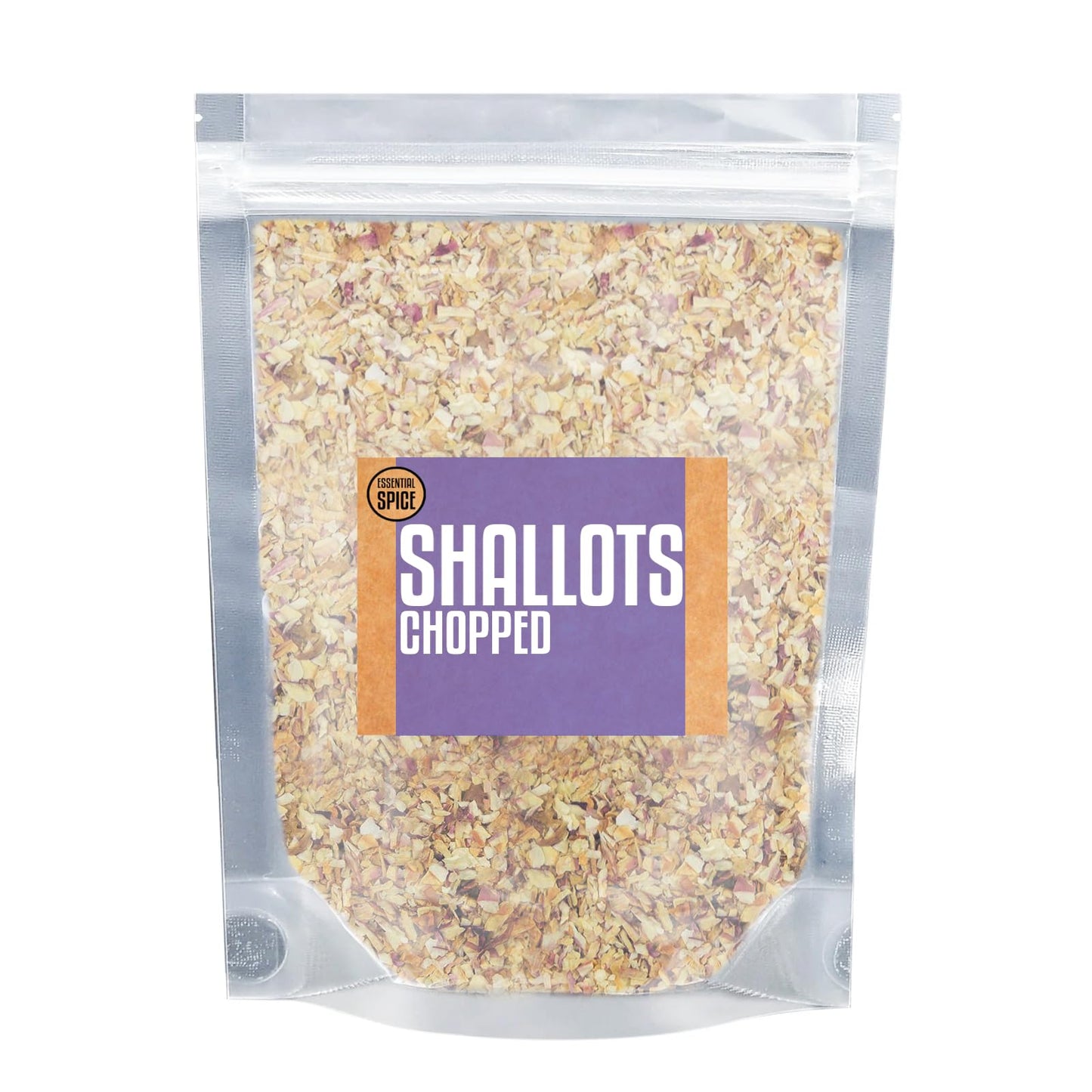 Essential Spice Dried Chopped Shallots, 15 oz - Sweet, Mild & Aromatic Flavor - Dehydrated Shallots for Soups, Sauces, Dressings & Gourmet Seasoning