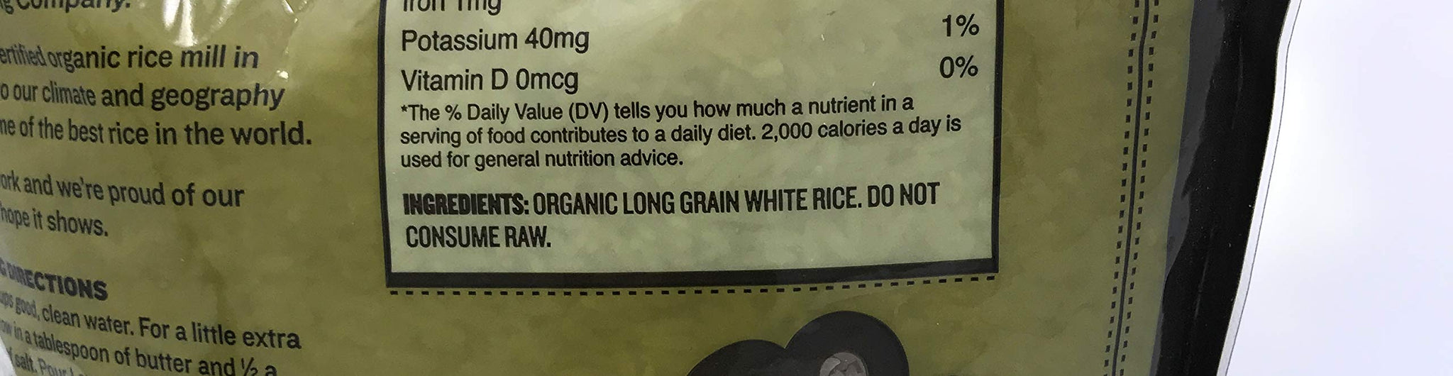 Doguet's Organic Long Grain White Rice 4lb (2-pack)