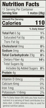 Streits, Organic Matzos, 11 Ounce