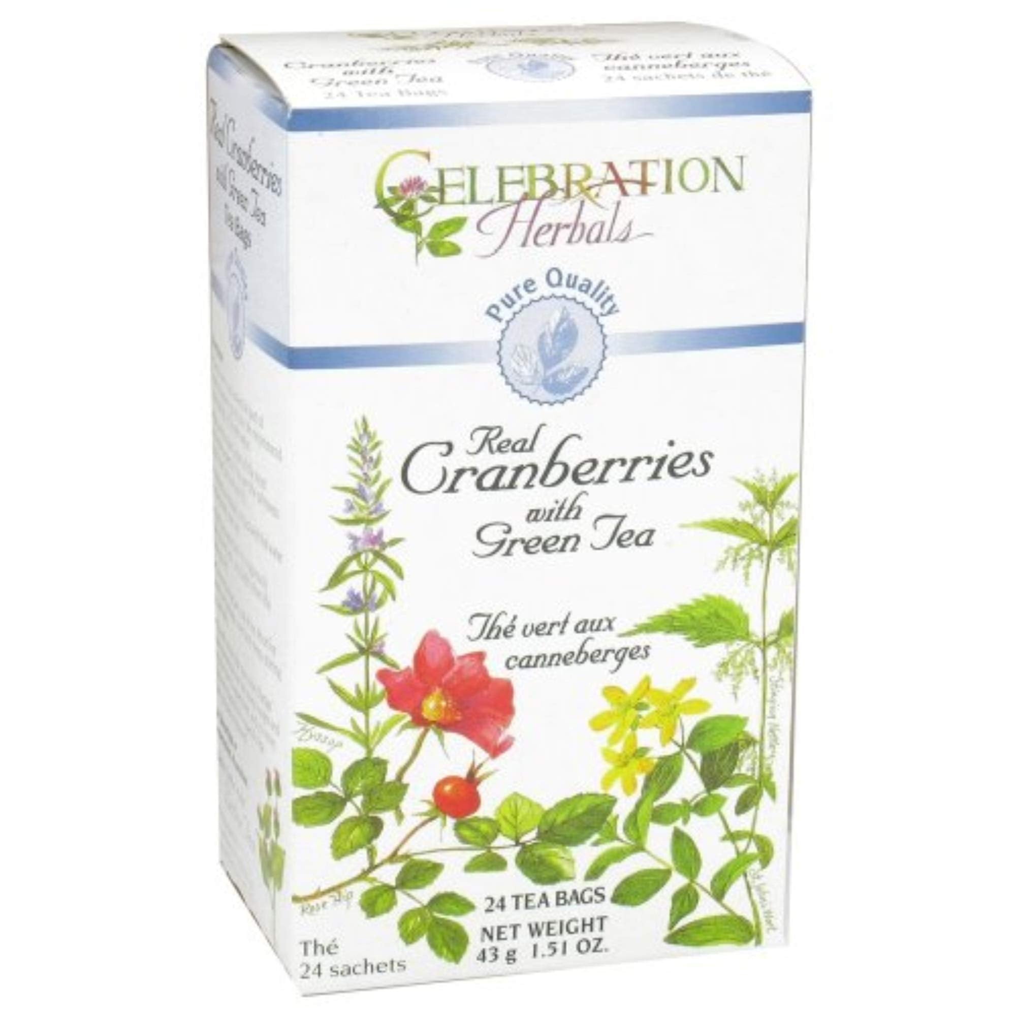 Cranberries W/Green Tea Pq34 Bagcelebration Herbals