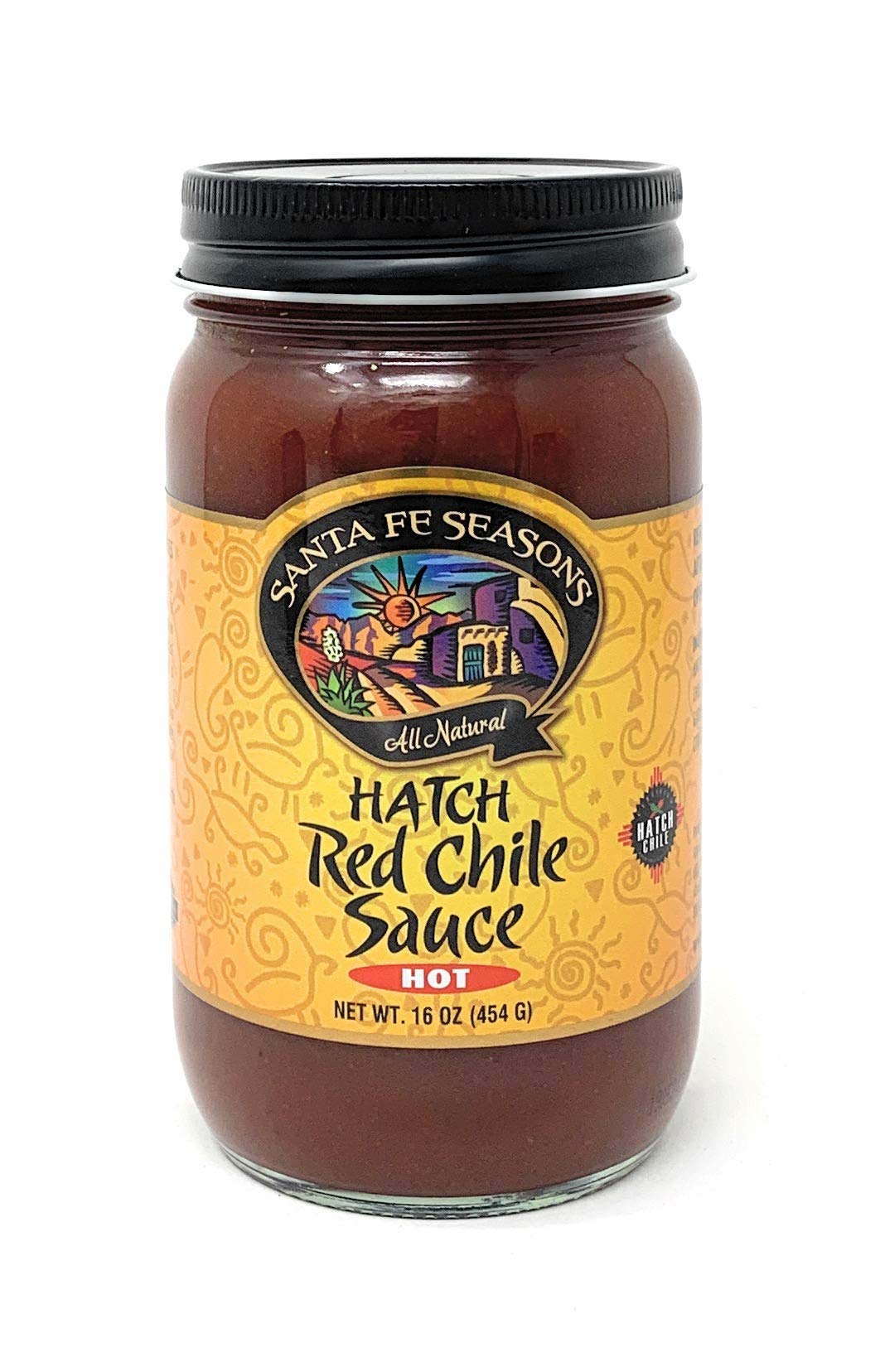 Santa Fe Seasons Hatch Red Chile Sauce Hot 16 Ounce