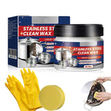 HOLVA Stainless Steel Scratch Remover for Appliances, Multi-Purpose Scratch Remover Paste, Stainless Steel Scratch Repair Kit for Oven, Sink, Fridge