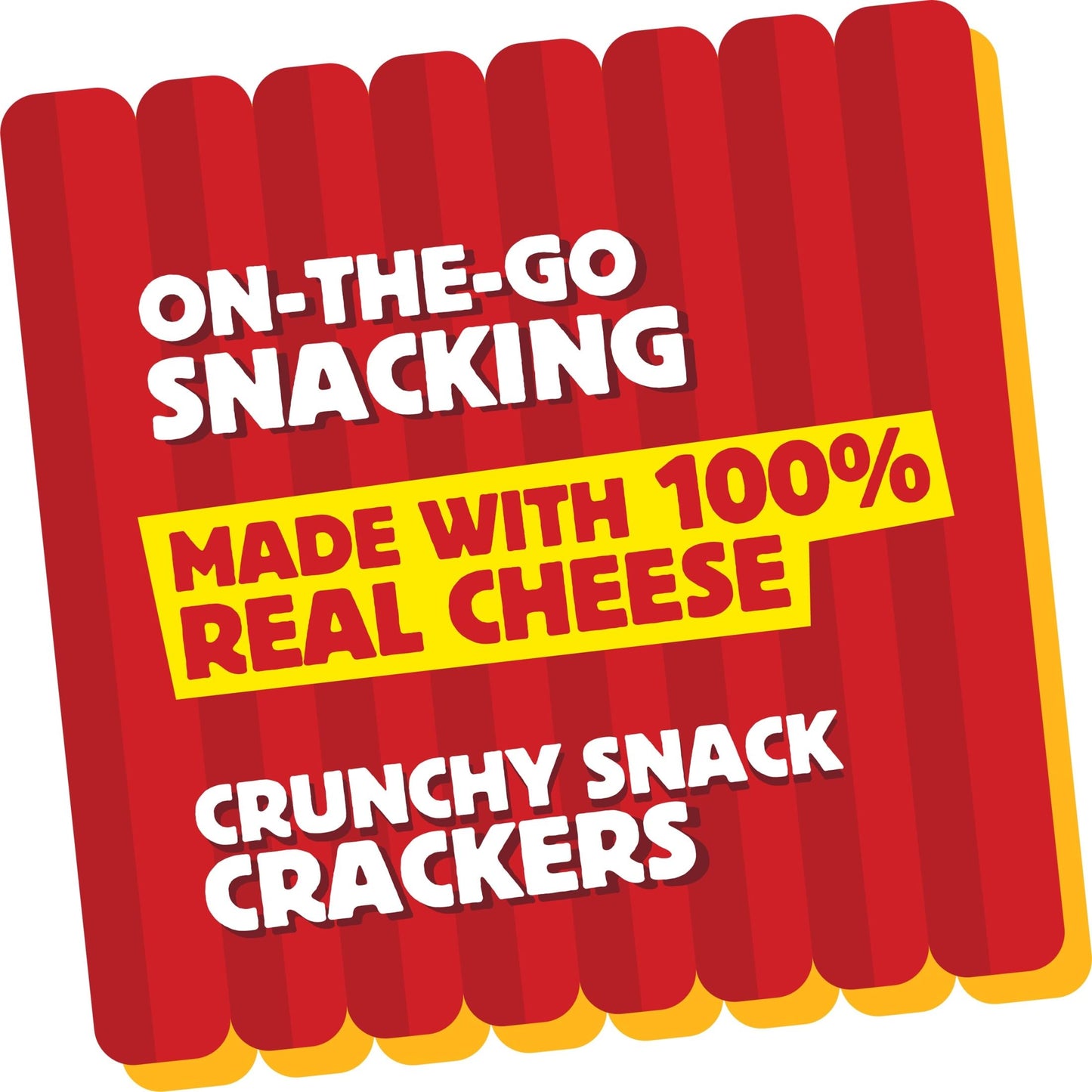 Cheez-It Grooves Crunchy Cheese Crackers, Snack Crackers, Lunch Snacks, Family Size, Sharp White Cheddar, 17oz Box (1 Box)