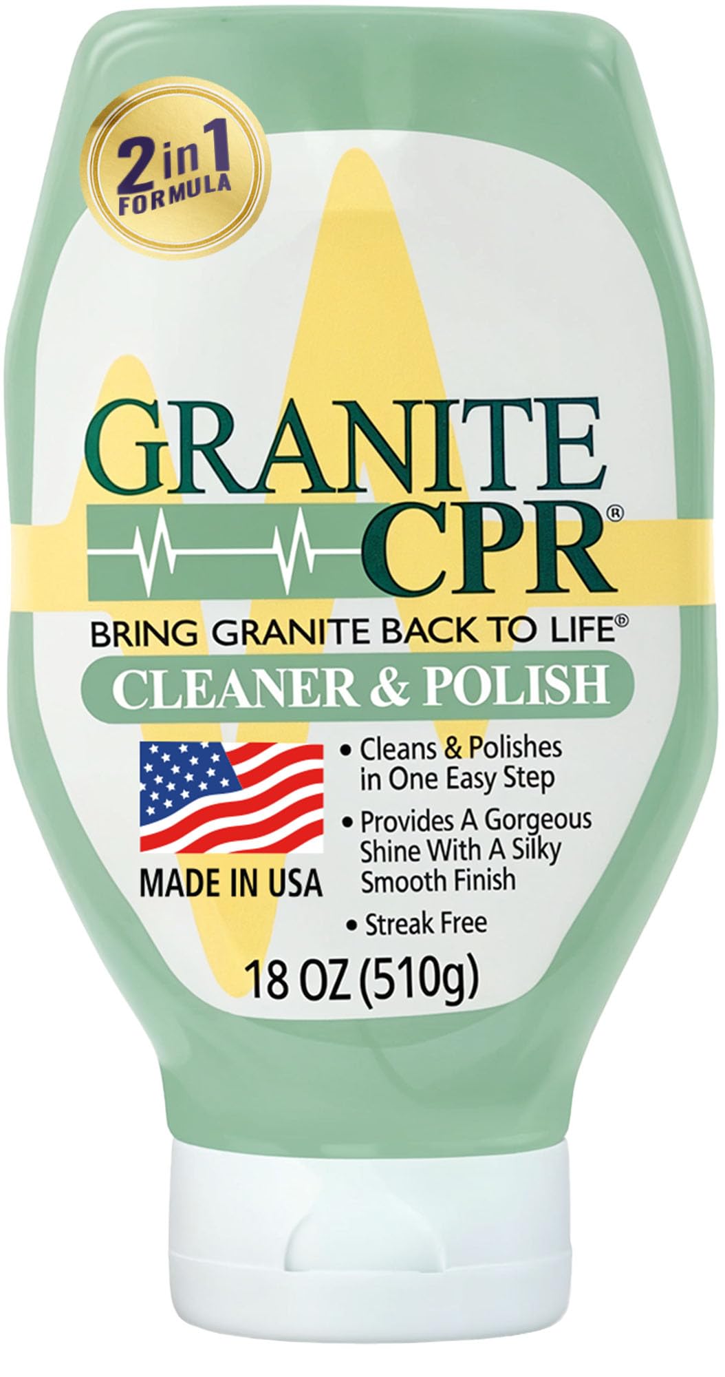 Granite CPR Cleaner & Polish Can Be Used Daily On Granite, Marble, Quartz & Corian. Leaves A Gorgeous Streak-Free Shine & Silky Smooth Finish. Cleans