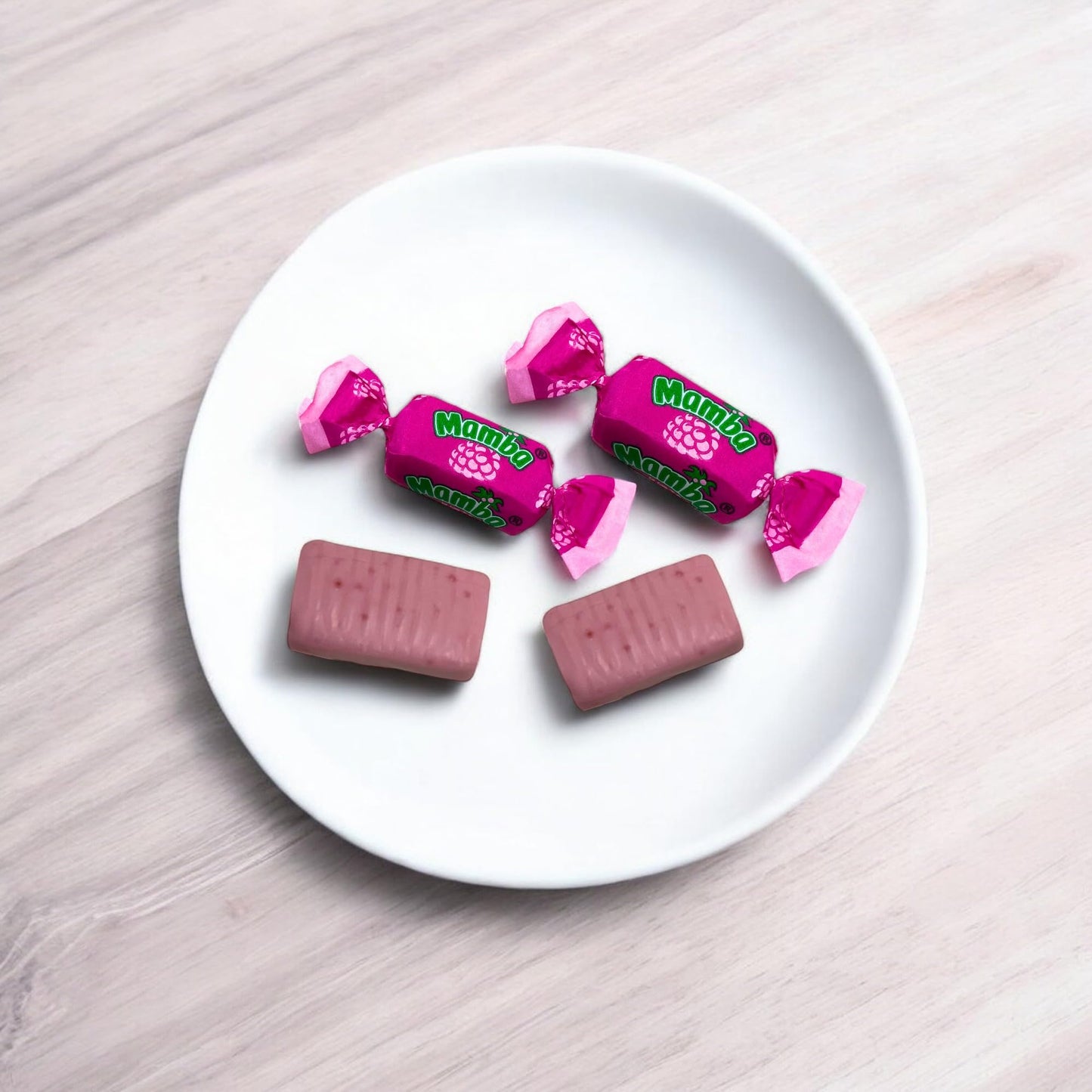 Raspberry Mamba Fruit Chews, 1 Lb. Bag - Individually Wrapped - Juicy Chews Perfect For Holidays, Pinatas, Christmas Stockings, Goody Bags