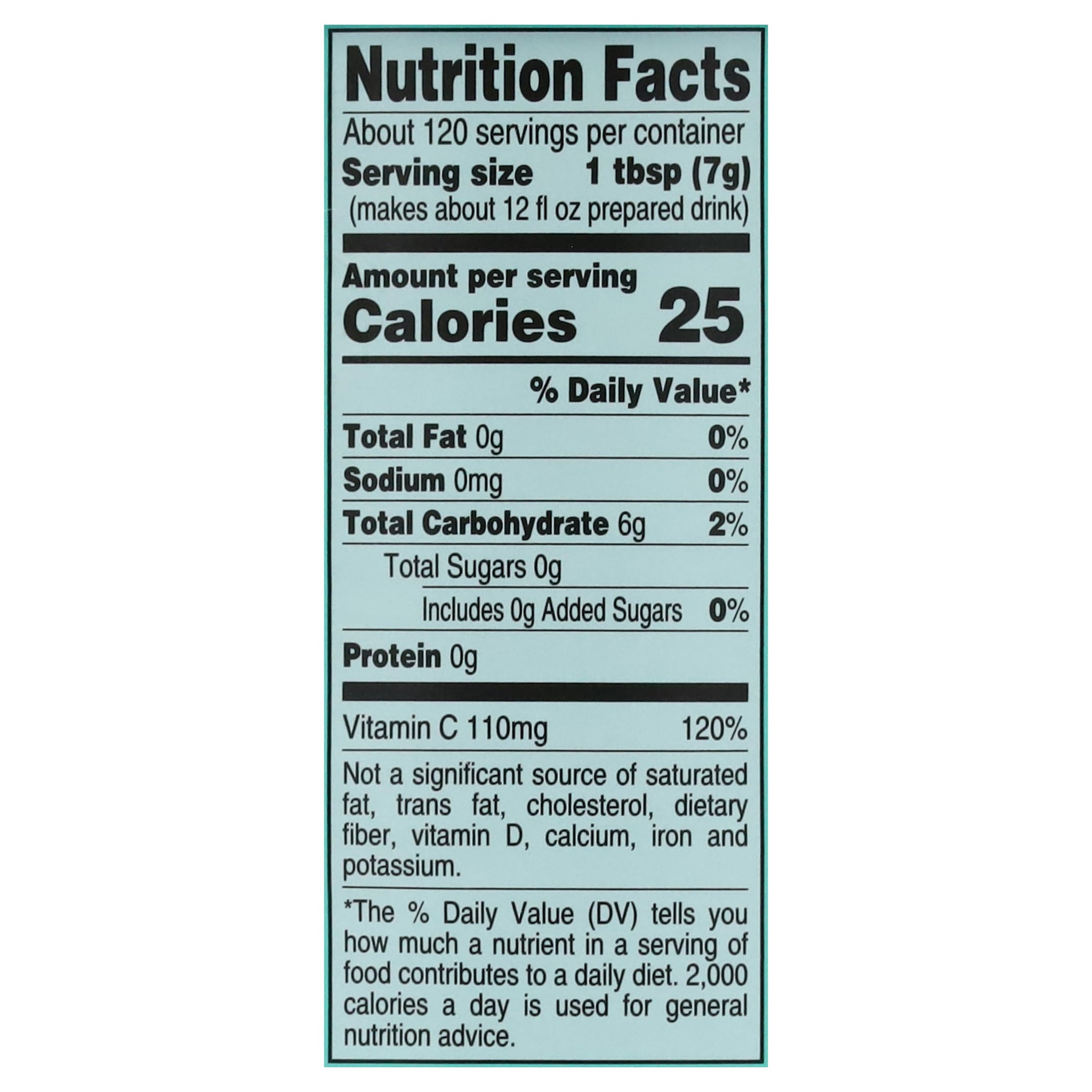 4C Zero Sugar Powdered Drink Mix Cannisters, Zero Sugar Decaffeinated Iced Tea, 45 Quarts, Family Sized Cannister, Low Calorie, Thirst Quenching