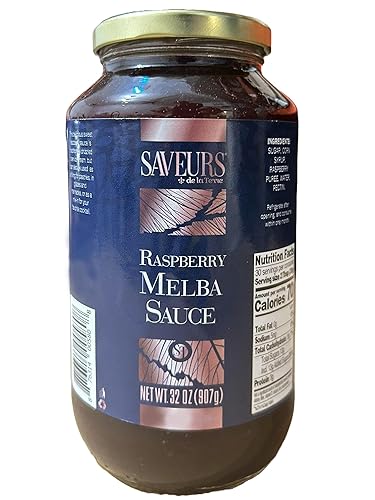 Saveurs Raspberry Melba Sauce 32 oz.