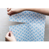 JEBBLAS Handiwipes Reusable Cloths Dish Towels and Dish Cloths Reusable Towels,Thick Handy Cleaning Wipes Quick-Dry 90 Count/Roll,Blue