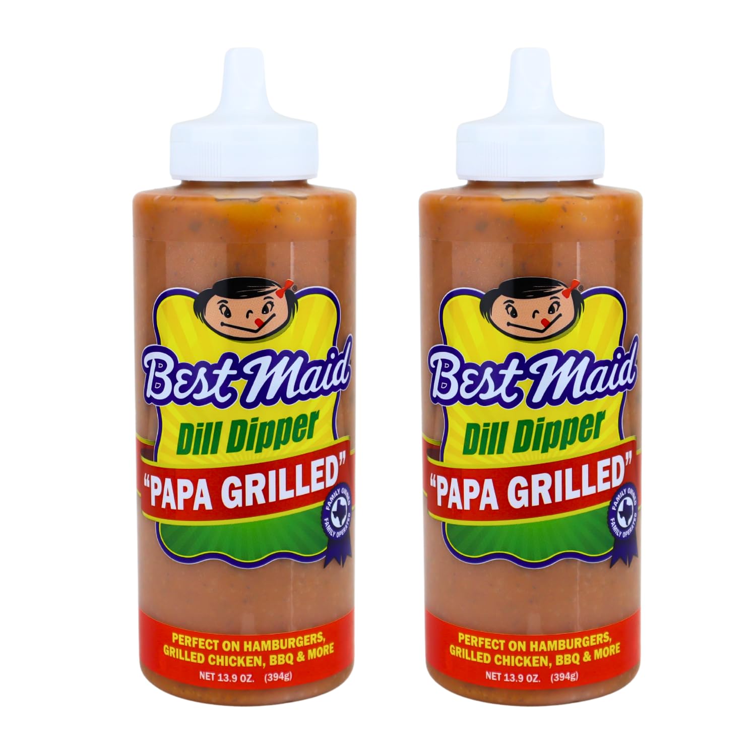 Best Maid Pickle Sauce - Mamma Fried, Dash O’Dill BBQ, Spicy Pickle Ketchup & Papa Grilled - Tangy, Bold & Dill Flavors for Burgers, Fries & BBQ (2