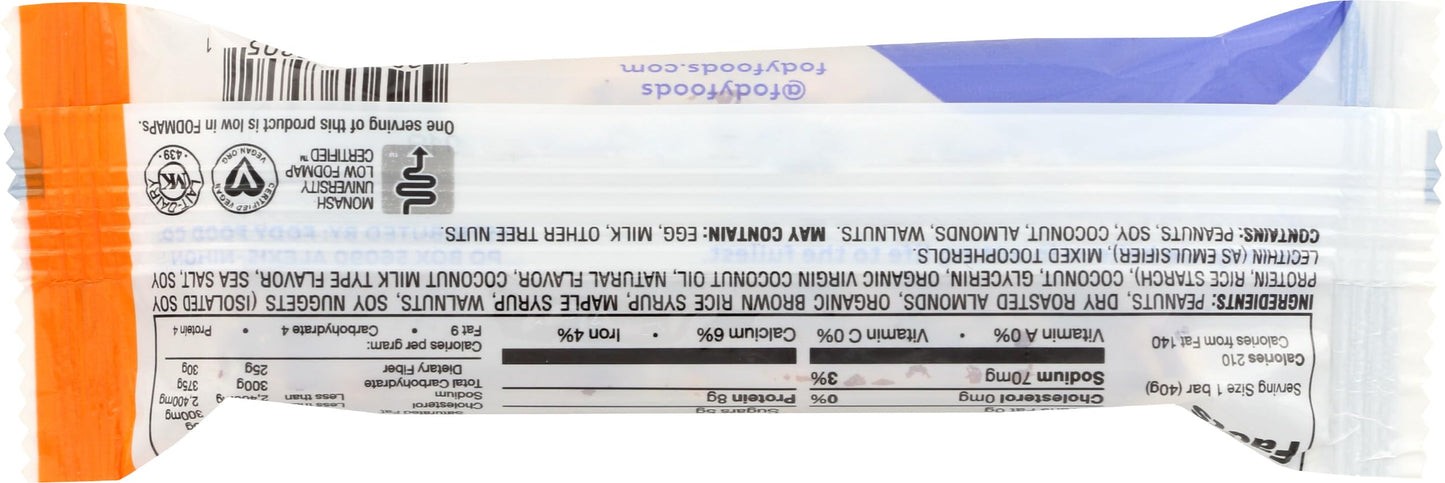 Fody Food Company Almond Coconut Snack Bar, 1.41 OZ