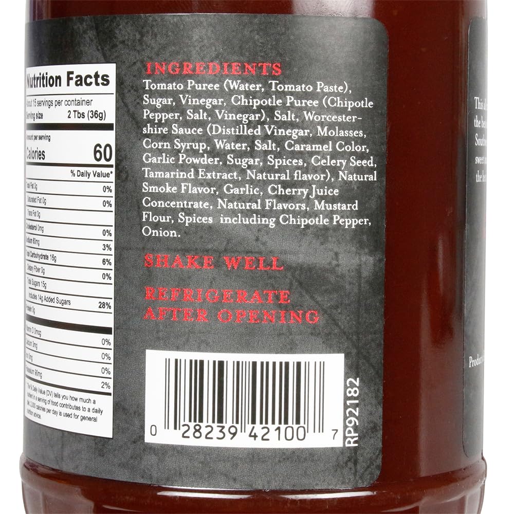 Loot N Booty Cherry Chipotle BBQ Sauce - 19.25 oz