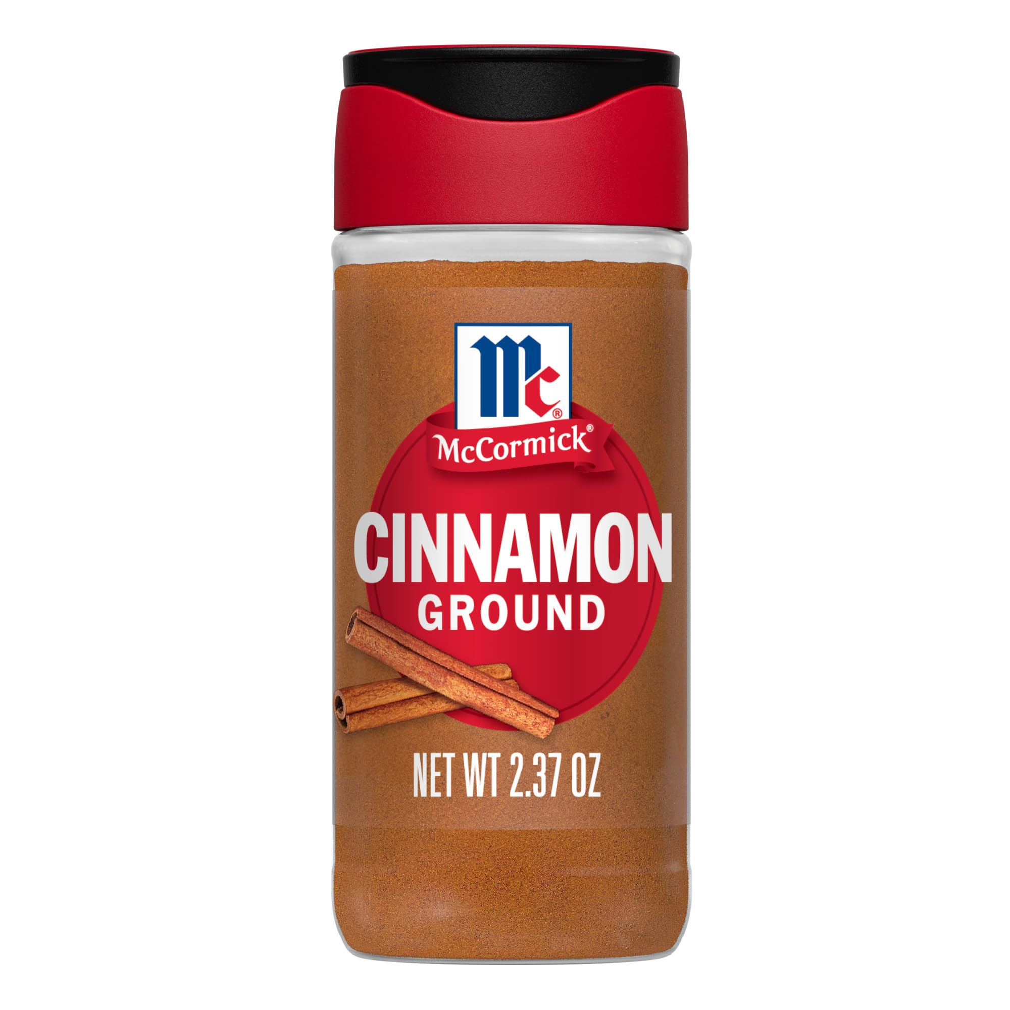 McCormick Ground Cinnamon, Non GMO, Aged Up to 15 Years, Brings Rich Cinnamon Flavor to Savory & Sweet Recipes, 2.37 oz