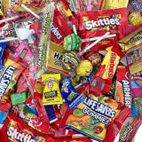 ASSORTED VARIETY BULK CANDY MIX, 5.5 LB of Assorted Individually Wrapped, Candy Mix, Skittles, Starburst, Haribo, Jolly Ranchers and More for Pinata