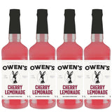 Owen’s Craft Mixers Live Nation Exclusive Cherry Lemonade 4 Pack | Handcrafted in USA | Premium Ingredients | Vegan & Gluten-Free Soda Mocktail