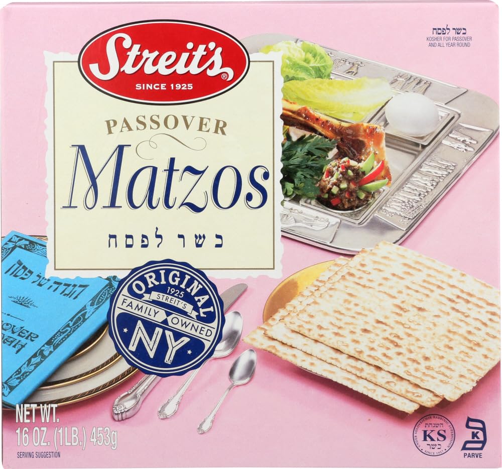 Streit's Passover Matzos Kosher For Passover 16 oz. Pack of 6.6