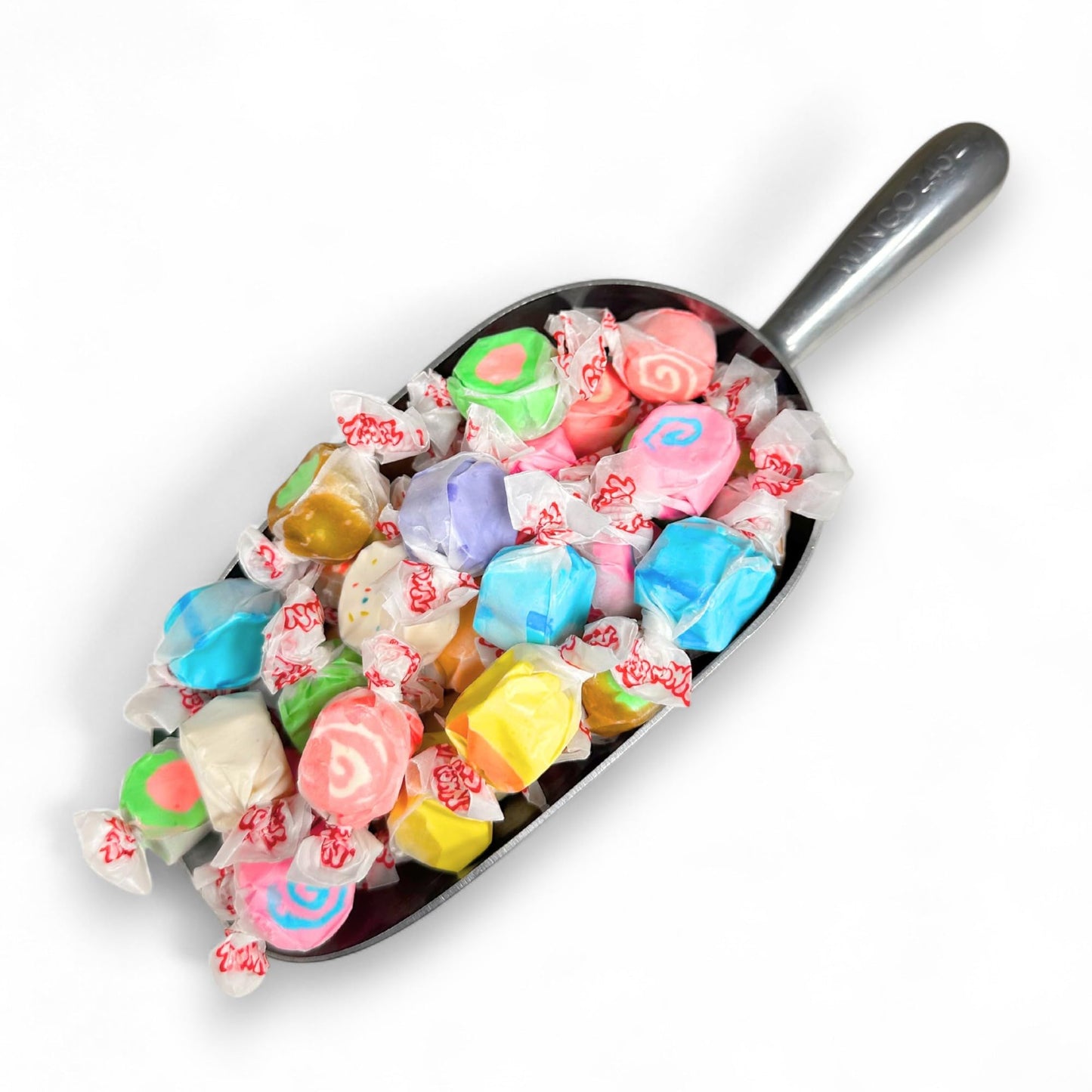 Premium Assorted Saltwater Taffy Chewy Candy 12 Fun Flavors Bulk 1 LB Bag Banana, Watermelon, Grape & More 60+ Pieces Individually Wrapped Nut