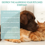 Easy Air Organic Allergy Relief Spray, Clear Liquid Formula for Instant Relief for Symptoms of Pet Allergies, Dust and Mite Allergy - 32 Fl Oz