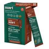 Swirl - Miss Saigon Cafe Latte - Vietnamese Inspired Espresso, Milk Blend, Single Serve, Smooth, Sweet, Balanced, No Fridge - 38g per pack 10 packets