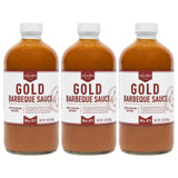 Lillie’s Q - Gold Barbeque Sauce, Gourmet Carolina Sauce, Tangy BBQ Sauce with South Carolina Mustard, Premium Ingredients (19 oz, 3-Pack)