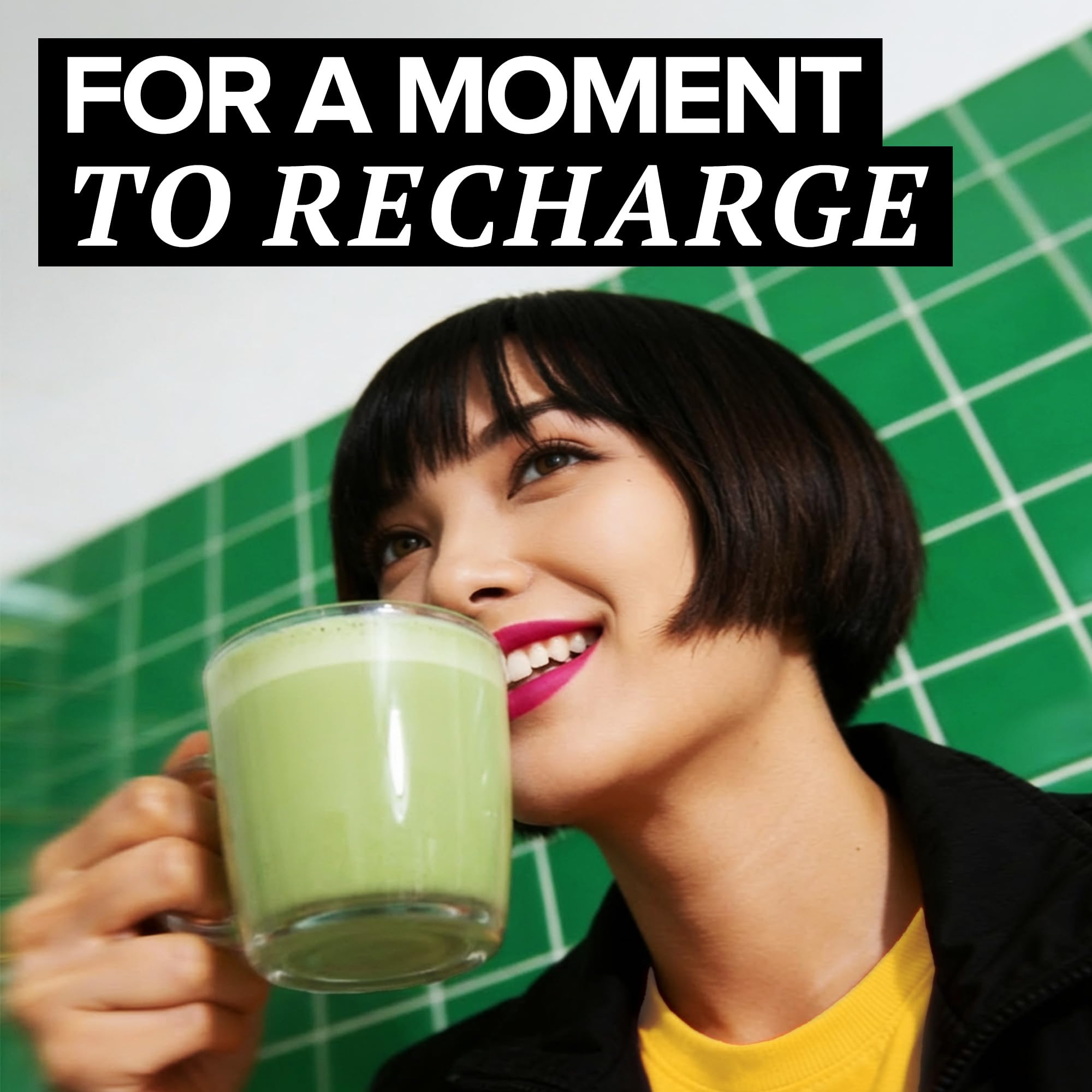 TAZO Organic Classic Matcha Latte, Barista Blend Matcha Powder, 10 Servings, Café?Quality Matcha, Lightly Sweetened with Organic Sugar, Easy to Make