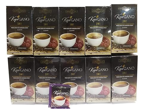 Gano Kopi 3 in 1 Coffee 10 Boxes 150 Sachets
