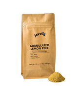 Jovvily Granulated Lemon Peel - 1 lb - Teas & Dry Rubs - Marinades - Seasoning