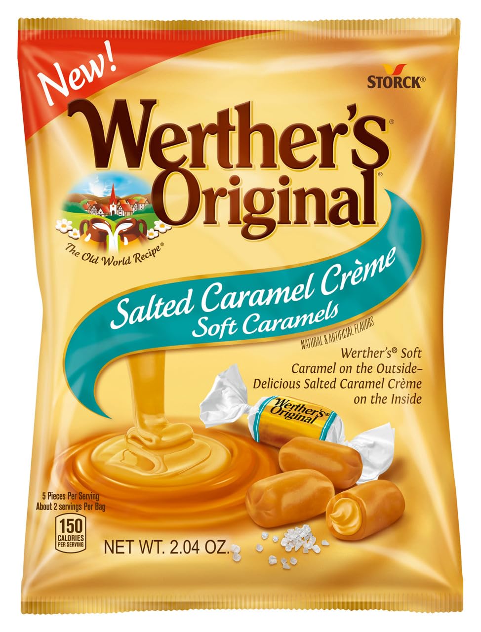 Bulk Werthers Original Hard Candy | Bulk Candy Individually wrapped | Werthers Caramel Candy | 1 lb Individual Flavor Bag | Ships in an Aromatik™